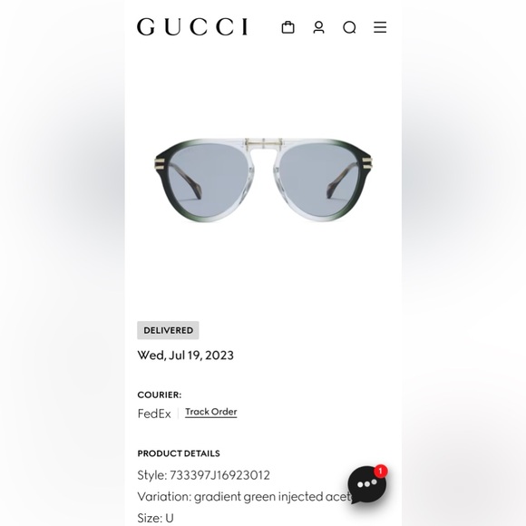 Men’s Gucci round sunglasses - Picture 11 of 12